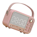 Pikkukuva 4 / 8: Retro kannettava Bluetooth-kaiutin Langaton Mini Bluetooth-kaiutin Klassinen Retro Musiikkisoitin Ääni Stereo Pinkki