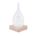 Miniatyrbillede 3 af 8: Storm Glass Creative Drop-formet Storm Glass Flaske Desktop Vejrstation Vejrudsigt
