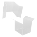 Miniatyrbillede 8 af 8: Ziplock poseholder - poseholder til poser - akryl - håndfri til at hælde rester - madposeholder til køkkenhjem S