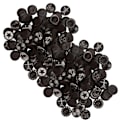 Miniatyrbilde 4 av 8: 100 stk tre knapper 20 mm 2-hulls bolleform knapp DIY sytilbehør mørk kaffe