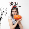 Pikkukuva 2 / 5: Halloween-silmäpääpantasetti 2 kpl Pelottava naamiaisasuste