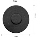 Miniatyrbillede 4 af 5: Sved CGM Sensor Patches til Libre 1 2 3 Sensor - Ingen Centerudskæring Sort 20 stk