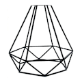 Miniatyrbild 1 av 5: Lampskärm, metall lampskärm, retro svart lampskärm, lämplig för kök, matsal, sovrum, hall (svart)