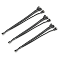 Miniatyrbilde 7 av 8: 3 stk forlengelseskabel 1 til 3-veis splitter hylset 4-pin til 4-pin + 3-pin adapter