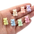 Miniatyrbillede 4 af 5: 10 stk. Akryl Makaron Bjørn Flocking Perler 12x18mm Vertikalt Hul Til Smykkefremstilling Armbånd Halskæder DIY Øreringe7