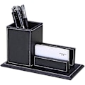 Miniatyrbillede 1 af 5: Kreativ Penholder med Visitkort Holder (Sort)