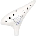 Miniatyrbilde 1 av 5: 2025 Ny Ocarina 12 Hull Alto C Keramisk Ocarina Ocarinaer Perfekt Instrument for Nybegynnere, Profesjonelle