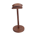 Miniatyrbillede 8 af 8: Hovedtelefonstativ Valnød Unik Form Bærbar Stabil Headset Holder Hanger Display Rack