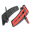 Miniatyrbillede 4 af 8: 2 stk. Car ABS til ABT-stil Fender Cover Trim passer til A3/S3 2017-2019