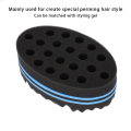Miniatyrbilde 7 av 8: Profesjonell Barber Shop Hår Curling Svamp Perming Styling Svamp Frisørverktøy Svamp