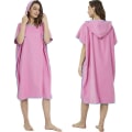 Miniatyrbilde 3 av 4: Grå Unisex Surf Poncho - Perfekt for strand og bad