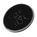Miniatyrbillede 5 af 8: KUULAA Trådløs Telefonoplader til Mobiltelefon 15W Intelligent Sensing Opladningsplade Sort