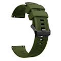 Miniatyrbillede 1 af 5: Silikone-erstatningsrem til Forerunner 745 - 22mm Forerunner 745 Army Green