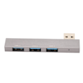 Pikkukuva 6 / 8: USB3.0-keskitin Mini 3 in 1 1xUSB3.0 2xUSB2.0 5Gbps alumiiniseoksesta kannettava nopea USB monitoimikeskitin