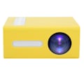 Miniatyrbillede 2 af 8: Husholdningsprojektor AV bærbar LED Mini CrossBorder med fjernbetjening 110240V (Jaune Prise EU)