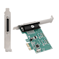 Pikkukuva 5 / 8: Rinnakkaisportti DB25 LPT-tulostin ja PCI-E Express Card Converter -sovitin