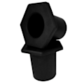 Miniatyrbillede 3 af 5: Gummi Paraply Kegle Ring Hul Prop til Terrasse Paraply Ramme Sort
