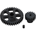 Pikkukuva 2 / 5: Päivitysosa Metallinen Alennusvaihde + Moottorivaihde Varaosat Wltoys A949 A959 A969 A979 K929 Rc C
