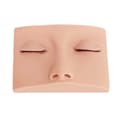 Miniatyrbillede 7 af 7: Vippe Mannequin Hoved Aftagelig Silikone Erstatning Øjenvippe Mannequin Hoved til Træning Pink