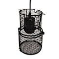 Miniatyrbillede 4 af 8: Krybdyr varmelampebeskyttelse Undgå forbrænding Indtrækkelig krybdyr varmelampe netbeskyttelse Varmebeskytter med E27 keramisk lampeholder EU-stik 220-240V