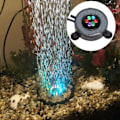 Miniatyrbilde 5 av 5: 2025 Egnet Akvarium Luftstein Fisketank Led Luftstein Boblelys med 6 Fargeskiftende LED-er