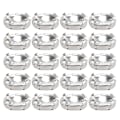 Miniatyrbillede 1 af 8: 20 stk Claw Rhinestones skinnende DIY håndsying sko dekoration tøj tilbehør (14 x 10 mm oval form)