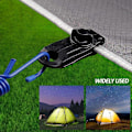 Miniatyrbillede 4 af 5: Teltklemme Kraftig Presenningsklemme Vindtæt Markiseklemme til Udendørs Camping Campingvogn Sort 10 stk