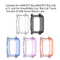 Pikkukuva 6 / 8: Älykäs kello kirkas TUP suojakotelo yhteensopiva AMAZFIT Bip S Bip 1S:lle Amazfit bip Lite 1S:lle Amazfit A1608:lle