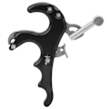 Miniatyrbillede 5 af 8: Metaludløserhjælpemidler Fire fingre Grip Tommelfingerskydel Trigger Compound Bue Tilbehørsort