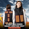 Miniatyrbillede 5 af 5: Dame USB Elektrisk Opvarmet Vest med Intelligent Konstant Temperatur Opvarmning (S-4XL) XL Sort