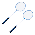 Pikkukuva 6 / 8: Badminton-mailasetti, jaettu ferrometalli ja nailonbadminton-mailat aikuisille, urheiluun, sininen