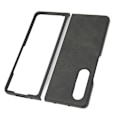 Miniatyrbilde 7 av 8: Beskyttende mobildeksel i PU-skinn mot riper for Galaxy Z Fold 3 - Svart