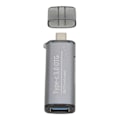 Miniatyrbild 6 av 8: Lagringskortläsare Bärbart stöd Micro Storage Card 2 i 1 USB C 3.1 USB 3.0 minneskortläsare med 2 kontakter