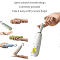 Miniatyrbillede 4 af 5: Mini Sol Rejse Paraply Løkkehåndtag Belagt Stof Blokerende/Anti UPF 50 UV Beskyttelse 99,9% Kompakt Foldbar Pung Paraply (Lilla)