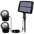 Miniatyrbillede 1 af 5: Solcelle Damspots, LED Solcelle Undervandslys med Dobbelt A