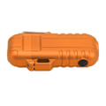 Miniatyrbillede 5 af 8: Udendørs dobbelt bue elektrisk lighter bærbar vandtæt lommelygte lighter opladning puls vindsikker lighter orange