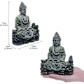 Miniatyrbillede 4 af 5: Akvarium Buddha Statue Dekorationer - Akvarium Dekor Ornament Fisk Tank Buddha Statue Dekoration