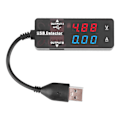 Miniatyrbillede 2 af 8: YB26VA Dual Display USB-detektor Voltmeter Amperemeter Spænding Strømmåler Batterikapacitet TesterBicolor