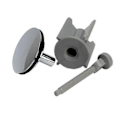 Miniatyrbilde 1 av 5: Universal Vask Propp Baderom 40mm Pop-Up Propp Erstatning Avløpsplugg Avtakbar Justerbar Manuell L
