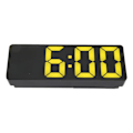 Miniatyrbild 8 av 8: Digital väckarklocka Svart 12/24H temperaturdisplay USB eller batteridriven LED-klocka för kontorssal i sovrum