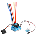 Miniatyrbillede 2 af 8: Børsteløs ESC Vandtæt Støvsikker Elektronisk Hastighedsregulator til 1/10 RC Bil Model60A