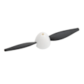 Miniatyrbillede 2 af 8: RC Plane Propeller Sæt til Wltoys XK A250 RC Airplane Fixed Wing Plane Reservedele Tilbehør
