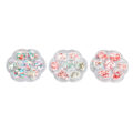 Miniatyrbillede 4 af 8: 3 æske jule neglekunst pailletter Søde udsøgte DIY 3D Snowflake Polymer Clay Nail Art Skiver Udsmykning