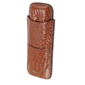 Miniatyrbillede 4 af 8: 2-fingret cigar etui - bærbar, vandtæt og letvægts kunstlæder cigar etui til mænd
