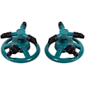 Miniatyrbilde 1 av 5: 2-delt hagesprinkler for plen Automatisk roterende sprinklersystem med 3 plensprinklerdyser, for hage, gård, blomster, grønnsaker og Mo