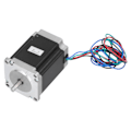 Miniatyrbillede 4 af 8: 57 Steppermotor 4 ledning 1,8NM 1,8° vinkel Lavstøjsmaskintransmissionsdele 24V 3A 72W57HS7630B4 Dobbeltaksel