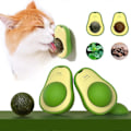 Miniatyrbild 1 av 5: Avokado Kattmynta Väggboll Kattleksaker Kattmynta, Hälsosam Snacks Roterbara Godis Leksaker Kattunge Lekleksak, Ätbar Kattmynta Slickboll (Kattmynta & Gallfrukt)