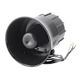 Miniatyrbillede 2 af 8: Elektrisk lydhorn Højttaler Lastbil Lageralarm Sirene Support MP3-afspilning