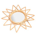 Miniatyrbilde 7 av 8: Rotting Innovativ kunstdekorasjon Makeup Mirror Retro Dressing Baderom Vegghengende MirrorStar