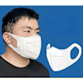 Miniatyrbillede 3 af 5: 3D Engangs Ansigtsmasker, Pakke med 50/100, Tre-lags Design til Støvbeskyttelse